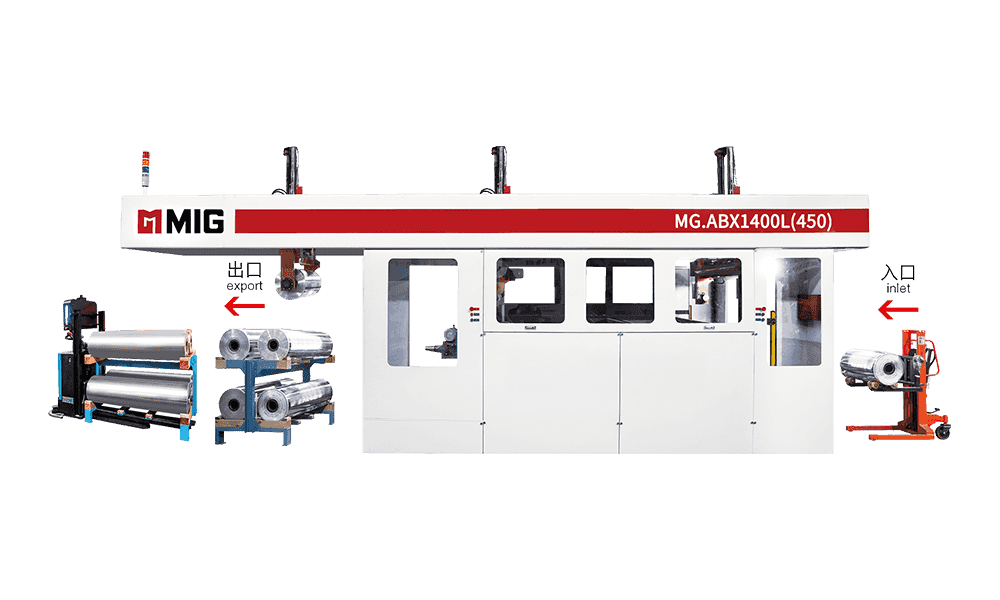 MG.ABX1400L (450) Lavapiatti a tre bracci (braccio pensile)